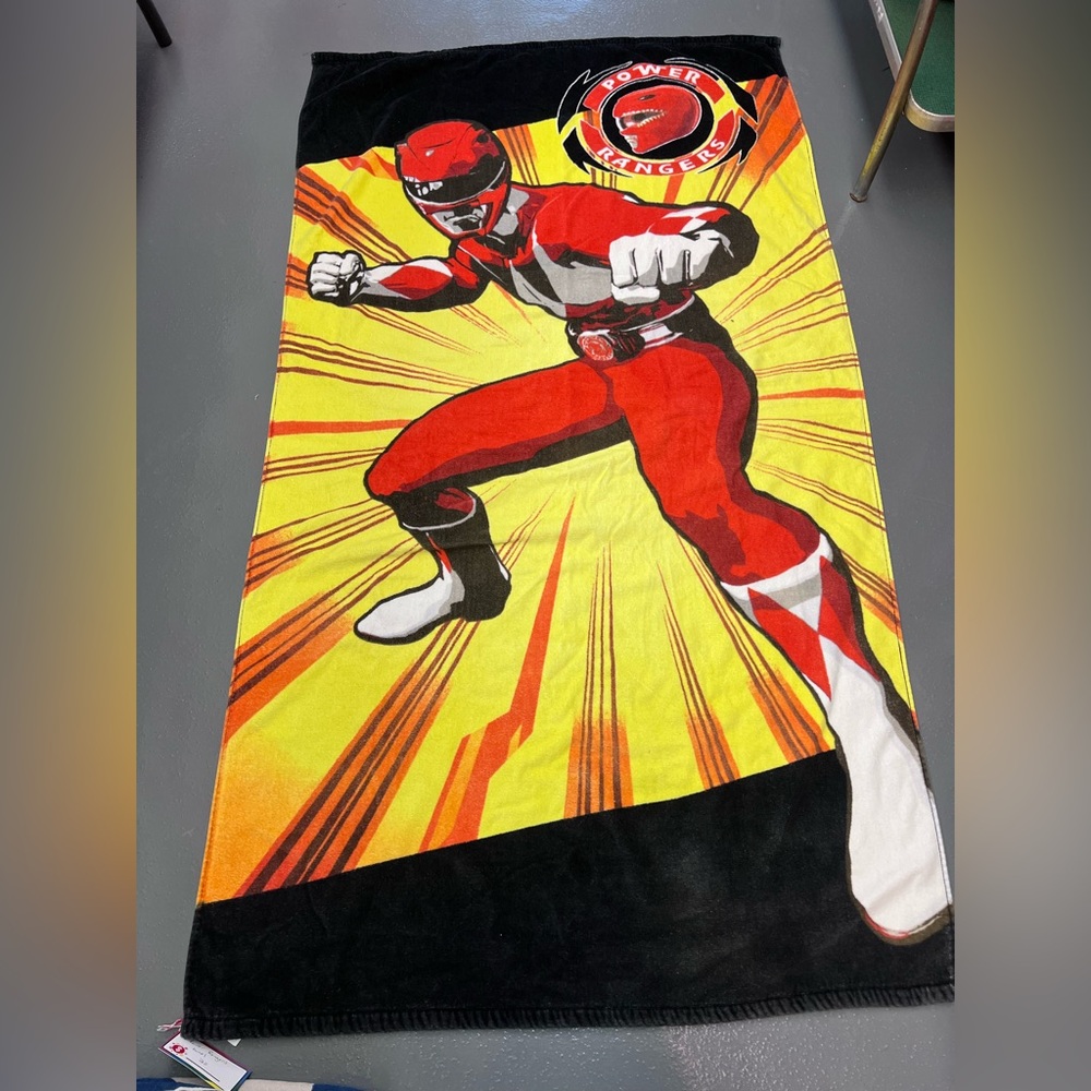 Vintage Power Rangers Beach Towel